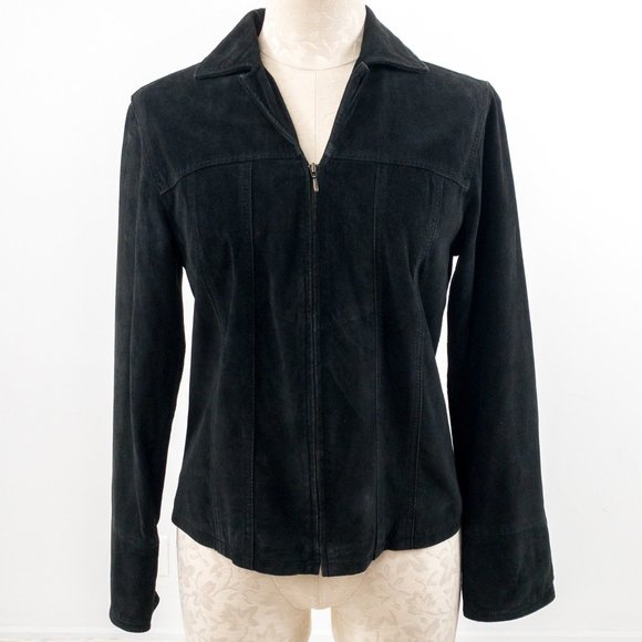 Vintage Pendleton S Suede Leather Jacket Vintage Black